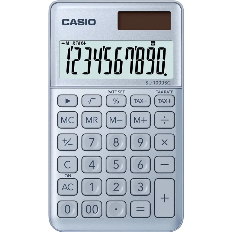 Casio Taschenrechner SL-1000SC Schwarz Metall