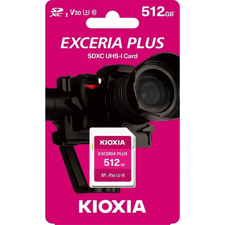 Kioxia Mikro SD Speicherkarte mit Adapter PLUS UHS-I C10 R98 512 GB