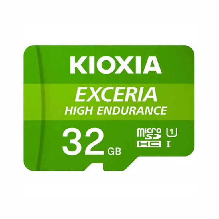 Kioxia Mikro SD Speicherkarte mit Adapter Exceria High Endurance Klasse 10 UHS-I U3 grn