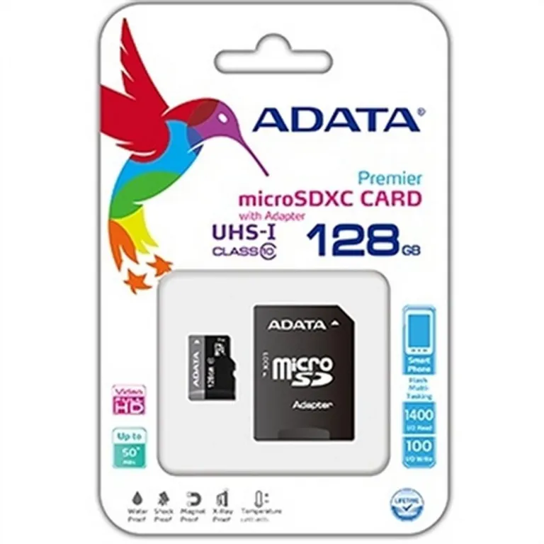 Adata Mikro SD Speicherkarte mit Adapter CLASS10 128 GB