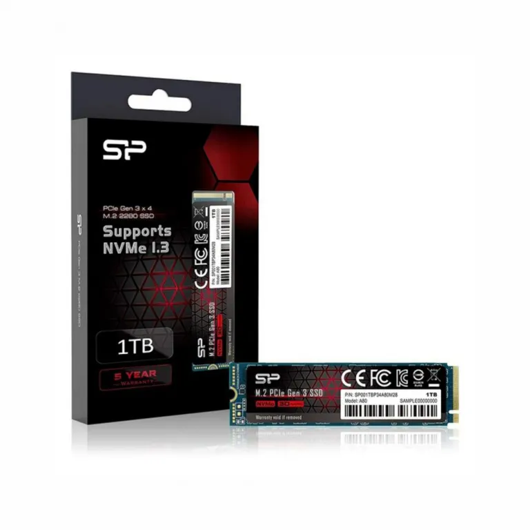 Silicon power Festplatte Silicon Power SP00P34A80M28 M.2 SSD