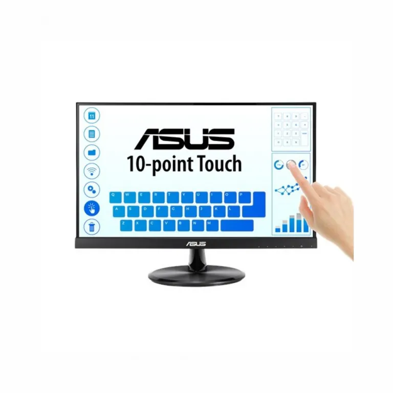 Asus Monitor mit Touchscreen VT229H 21,5 Full HD IPS HDMI Schwarz Bildschirm