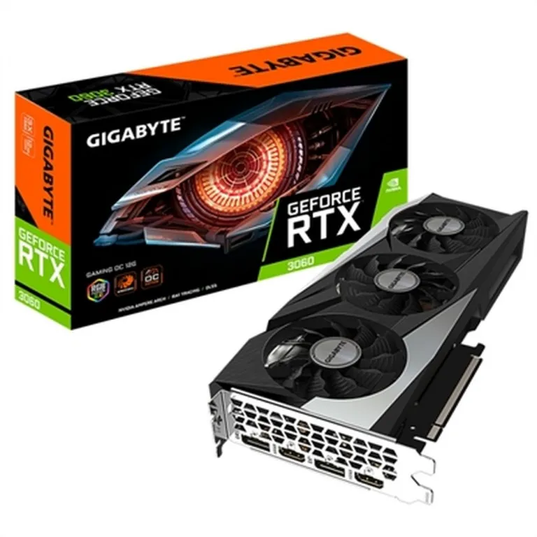 Gigabyte Grafikkarte GeForce RTX 3060 GAMING OC 12 GB GDDR6