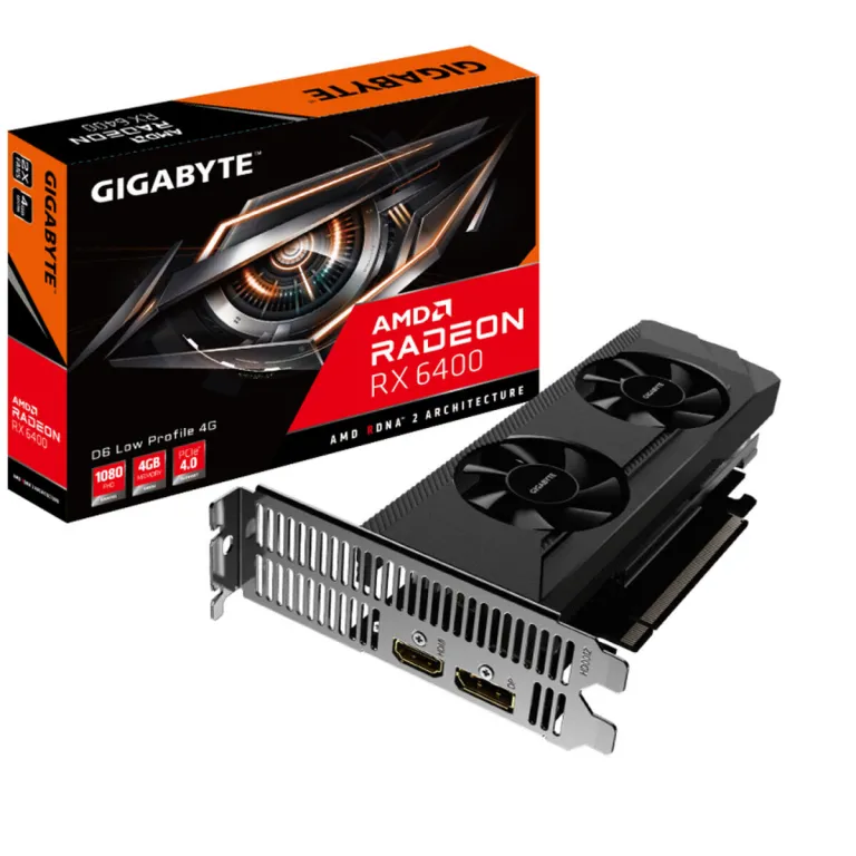 Gigabyte Grafikkarte Radeon RX 6400 D6 LOW 4 GB