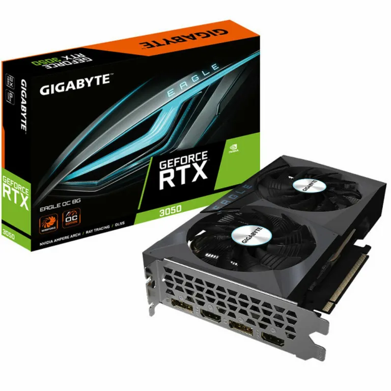Gigabyte Grafikkarte GeForce RTX 3050 EAGLE OC 8 GB GDDR6 8K Ultra HD