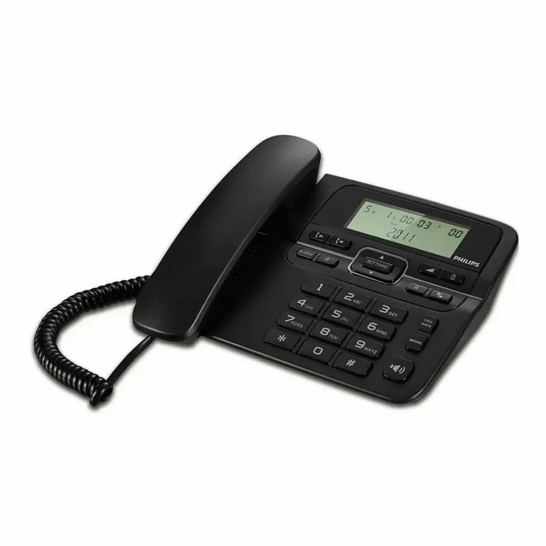 Philips Festnetztelefon M20B/00 Schwarz Schnurgebundenes Telefon