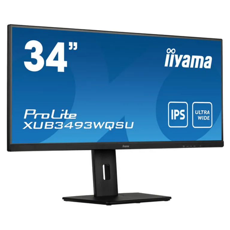 Iyama Iiyama Monitor XUB3493WQSU-B5 Schwarz 75 Zoll Bildschirm Display PC Hz 34 UltraW