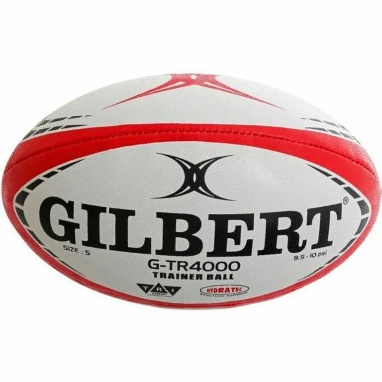 Gilbert Rugby Ball G-TR4000 TRAINER 3 Bunt Rot