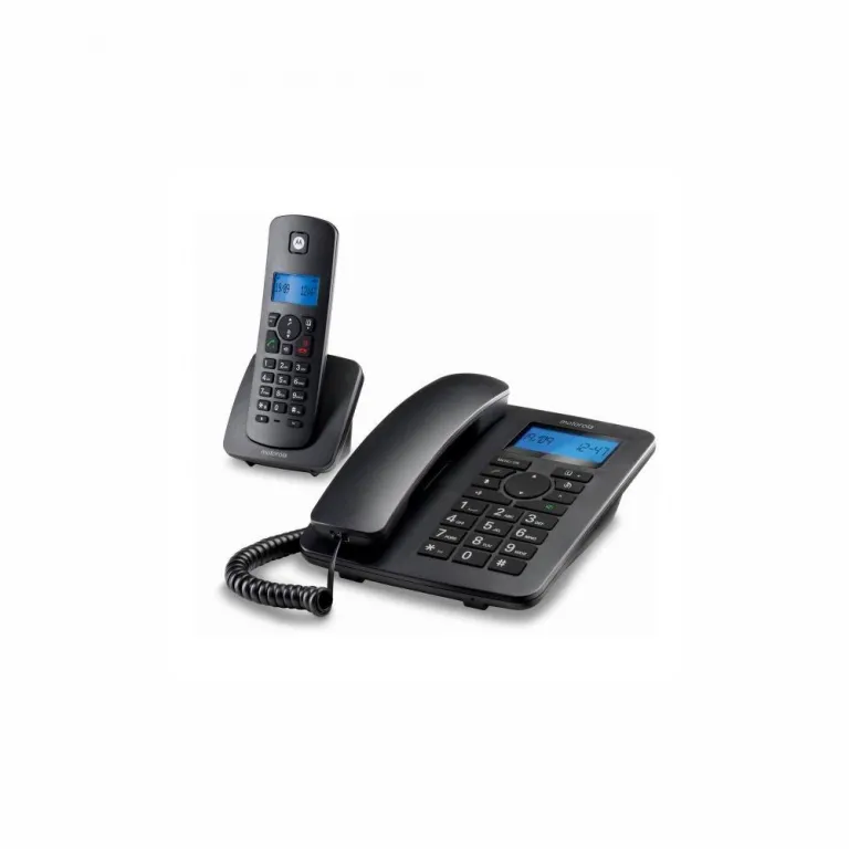 Motorola Festnetztelefon schnurgebundenes / schnurloses Telefon C4201 Combo DECT
