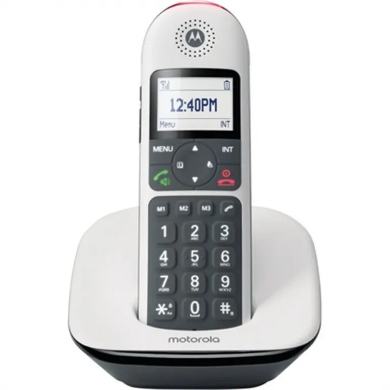 Motorola Festnetz fr ltere Menschen 107CD5001WHITE Mobilteil Handset mit Ladeschale
