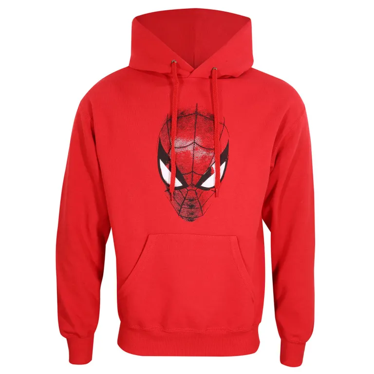 Unisex Sweater mit Kapuze Spider-Man Spider Crest Rot