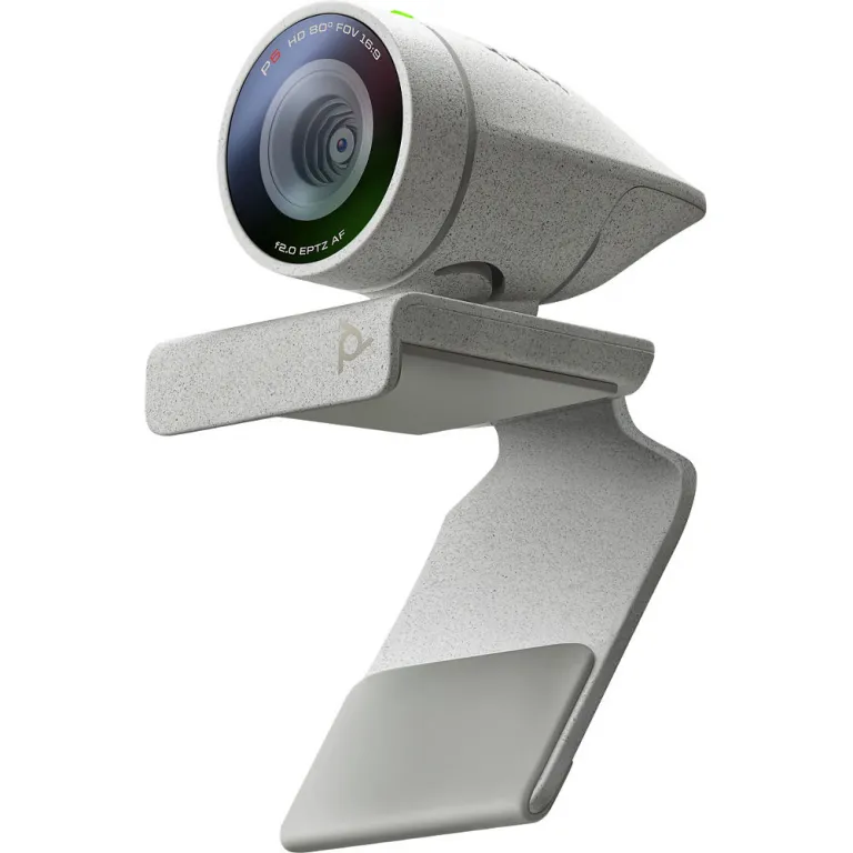 Poly Videokamera 2200-87070-001 1080p Grau Webcam PC Monitor Zoom Meet