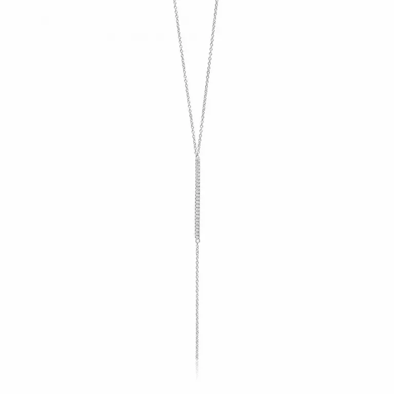 Kette Modeschmuck Damenhalskette Halskette Halsschmuck Sif Jakobs C0154-CZ 25 cm