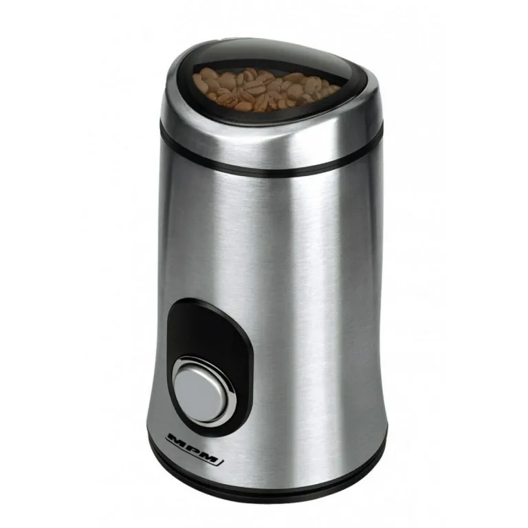 Mpm Kaffeemhle MMK-02M Schwarz Durchsichtig Silberfarben Aluminium 150 W