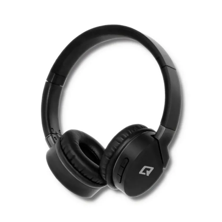 Qoltec Bluetooth Kopfhrer mit Mikrofon 50825 Schwarz Grau