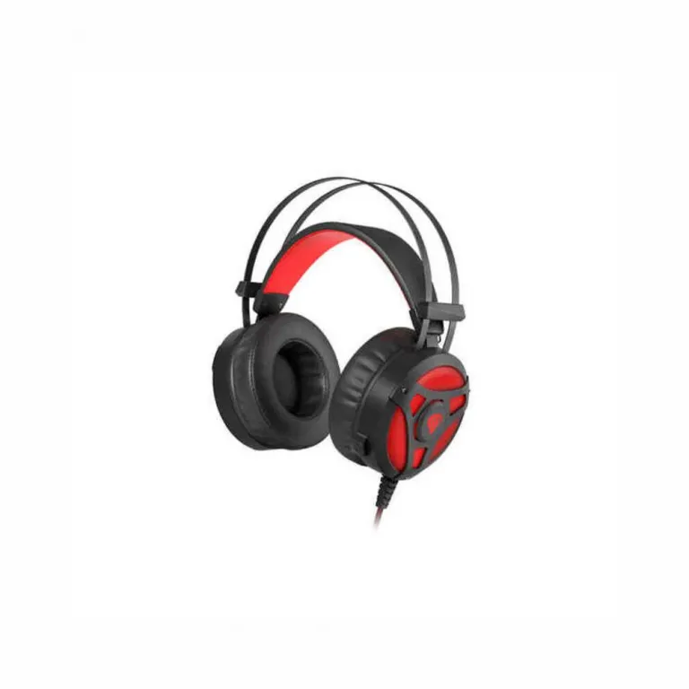 Genesis Kopfhrer mit Mikrofon Gaming Kopfhrer Headset NEON 360 Schwarz Rot