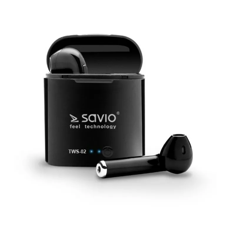 Savio Bluetooth in Ear Headset TWS-02 Schwarz Graphit