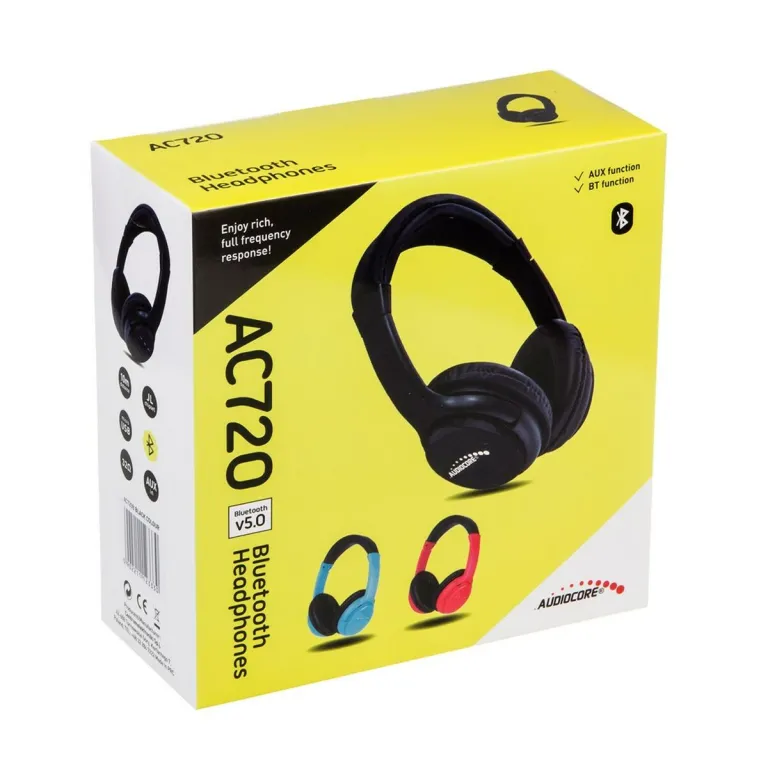 Audiocore Bluetooth Kopfhrer mit Mikrofon AudioCore AC720