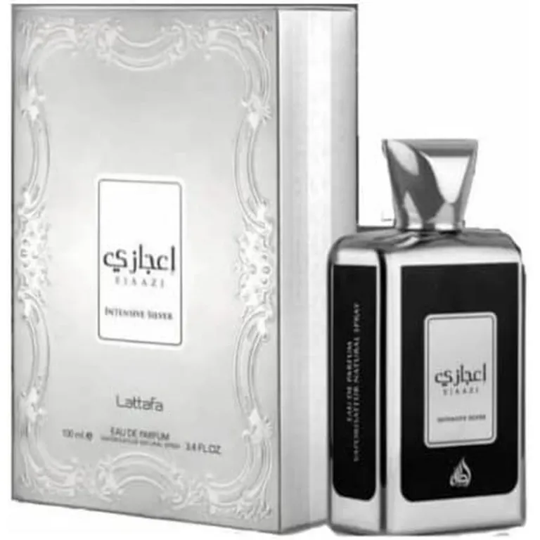 Lattafa Unisex-Parfm Eau de Parfum Ejaazi Intensive Silver 100 ml