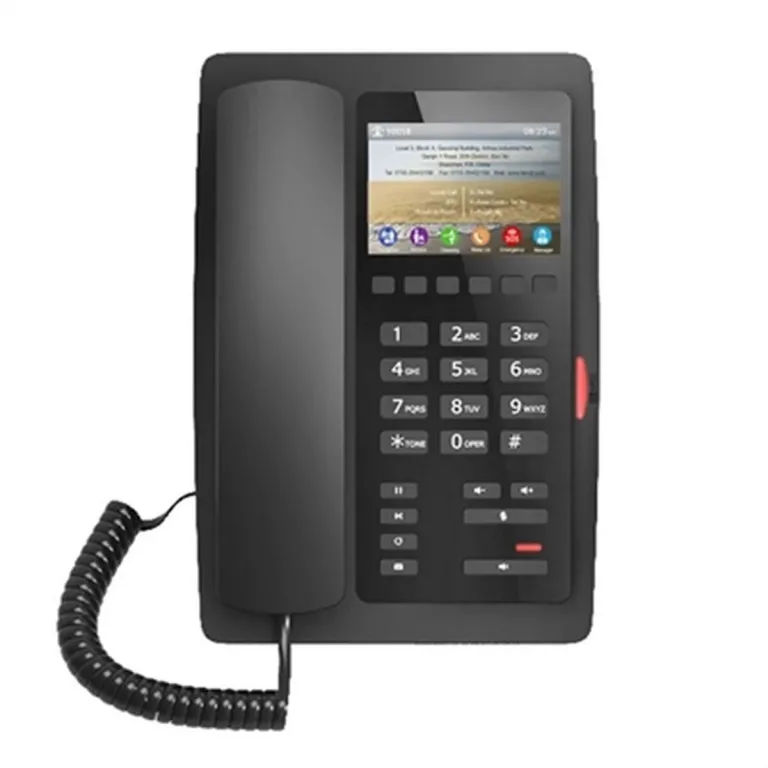 Fanvil Festnetztelefon H5 Schwarz Schnurgebundenes Telefon