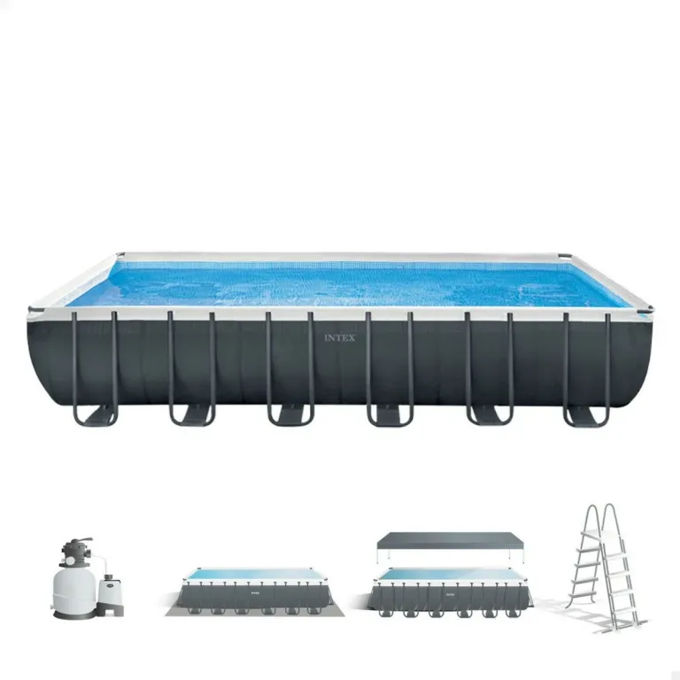 Intex Frame-Pool Quick-Up Pool Aufstellpool Gartenpool 732 x 132 x 366 cm Pool