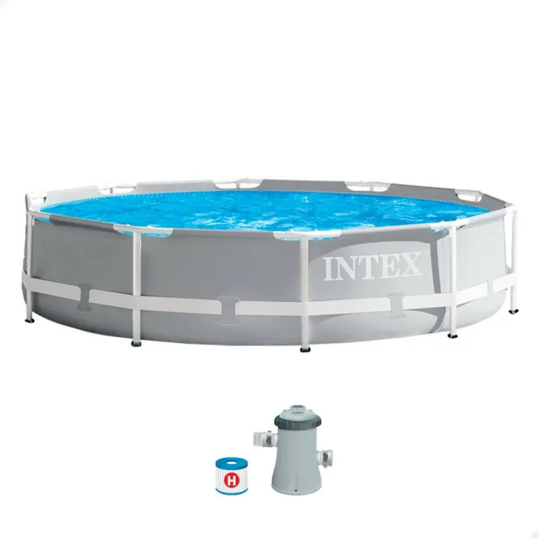 Intex Frame-Pool Quick-Up Pool Aufstellpool Gartenpool  Prism Frame 4485 L kreis
