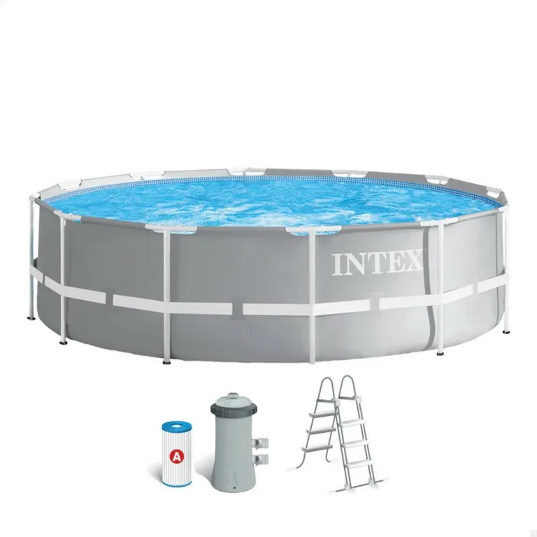 Intex Frame-Pool Quick-Up Pool Aufstellpool Gartenpool 366 x 99 x 366 cm Pool Ga