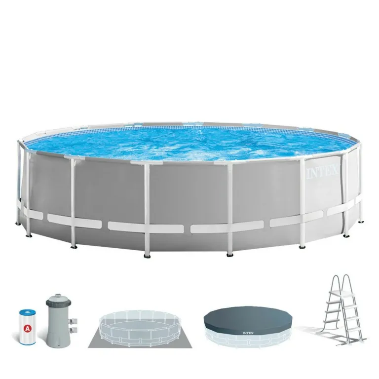 Intex Frame-Pool Quick-Up Pool Aufstellpool Gartenpool 457 x 122 x 457 cm Pool 