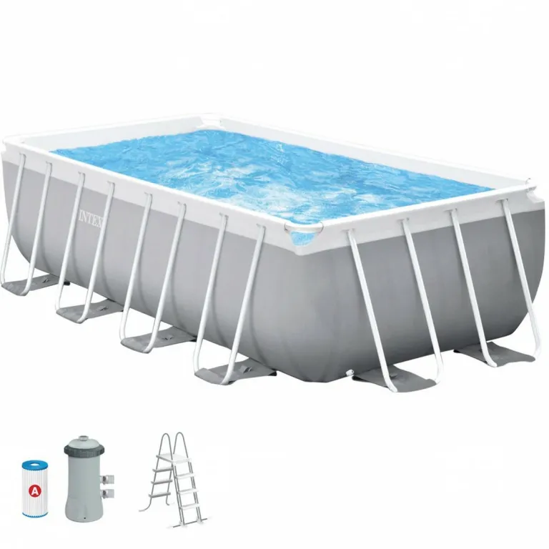 Intex Frame-Pool Quick-Up Pool Aufstellpool Gartenpool 400 x 122 x 400 cm Pool G