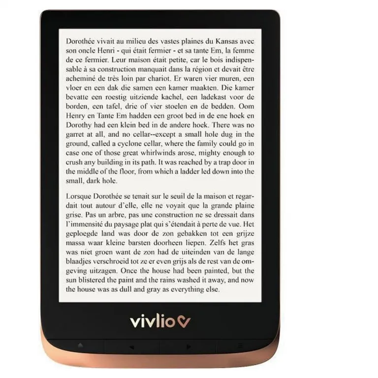Vivlio eBook VTHDBRONZE Schwarz Reader Digitaler