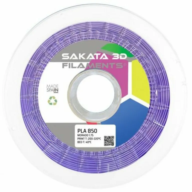 Sakata 3d Filamentrolle 3D-Drucker Sakata 3D 75200 Lila  1,75 mm