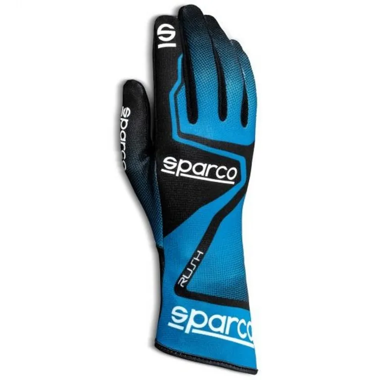 Sparco Karting Handschuhe RUSH Blau Blau / Schwarz Gre 11 L
