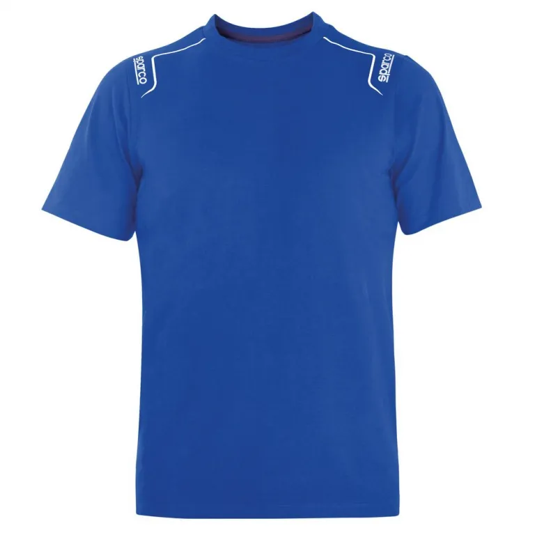 Sparco Herren Kurzarm-T-Shirt S02408AZ3L Blau Gre L