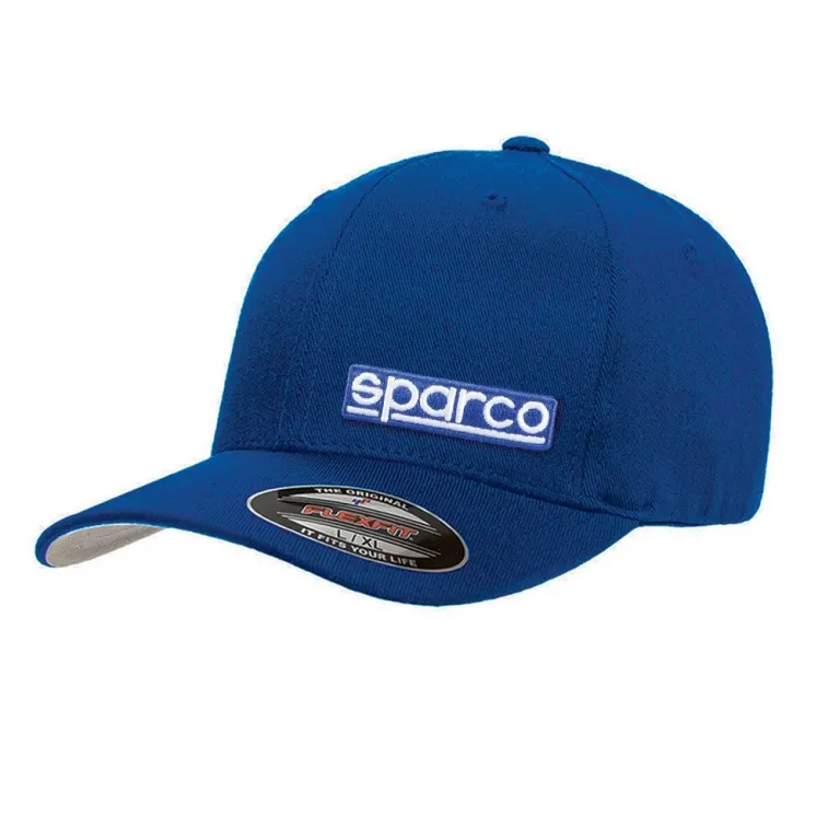 Sparco Basehat Baseballhat Kappe FLEXFIT Blau S/M Baseballkappe