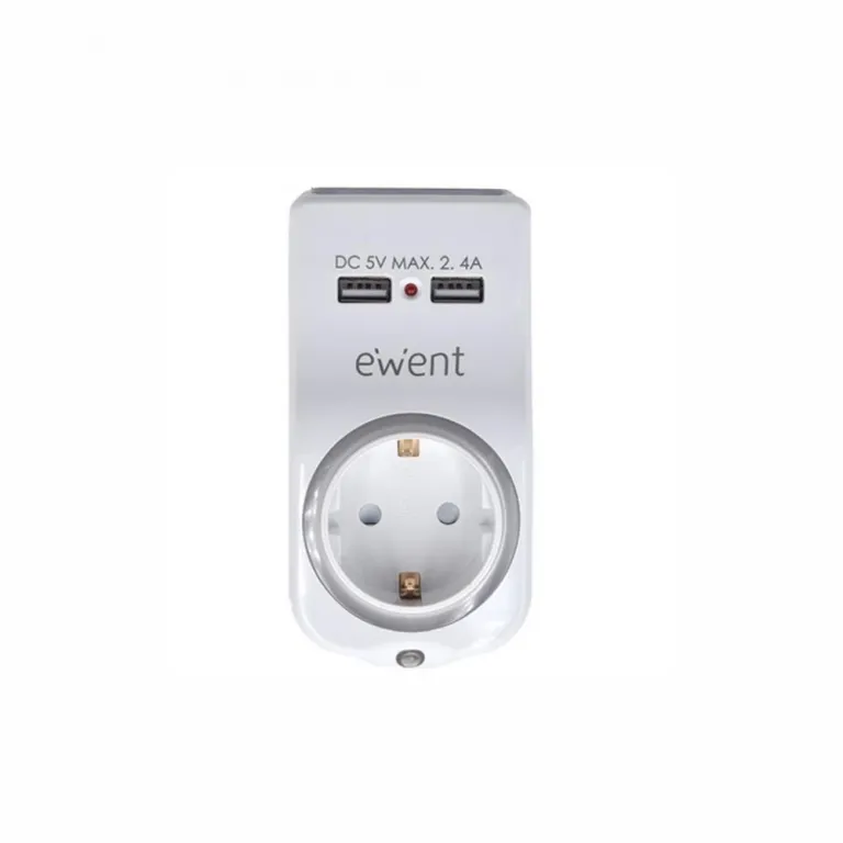 Ewent Wandstecker mit 2 USB-Ports EW1225 16A 3680 W