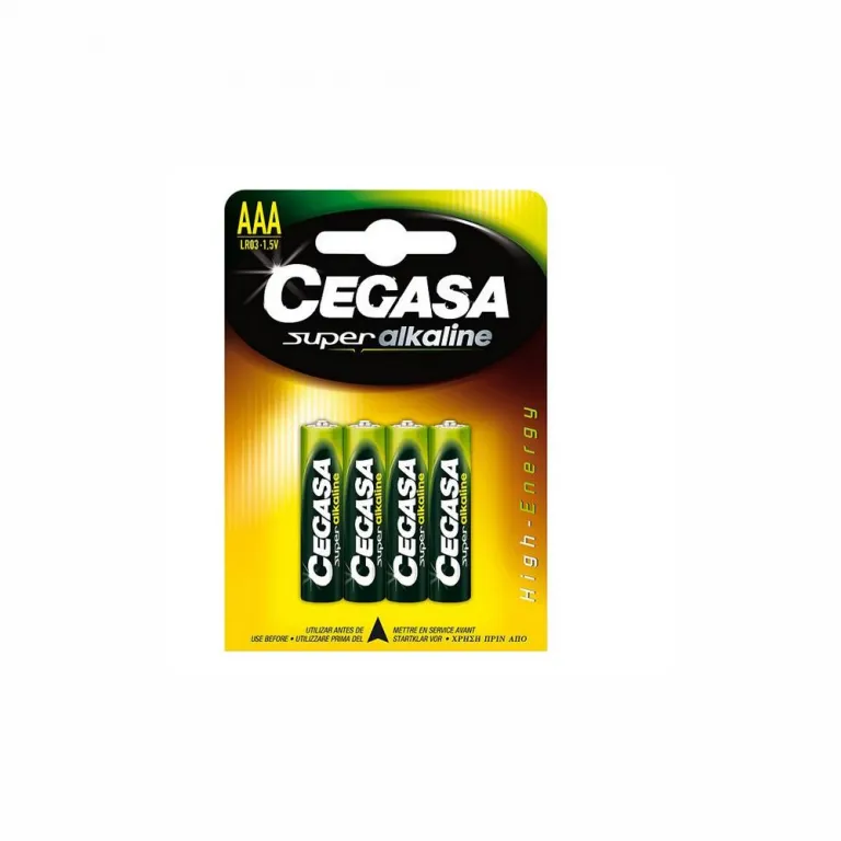 Cegasa LR03 Alkali-Mangan-Batterie AAA 1,5V (4teilig)