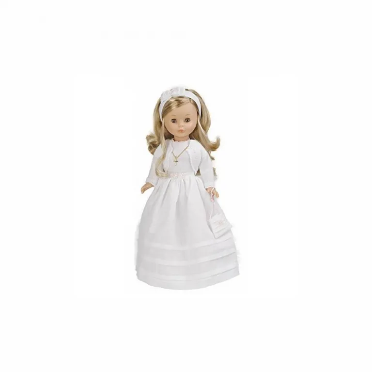 Famosa Puppe Mdchen mit weiem Kleid Nancy (48 cm)