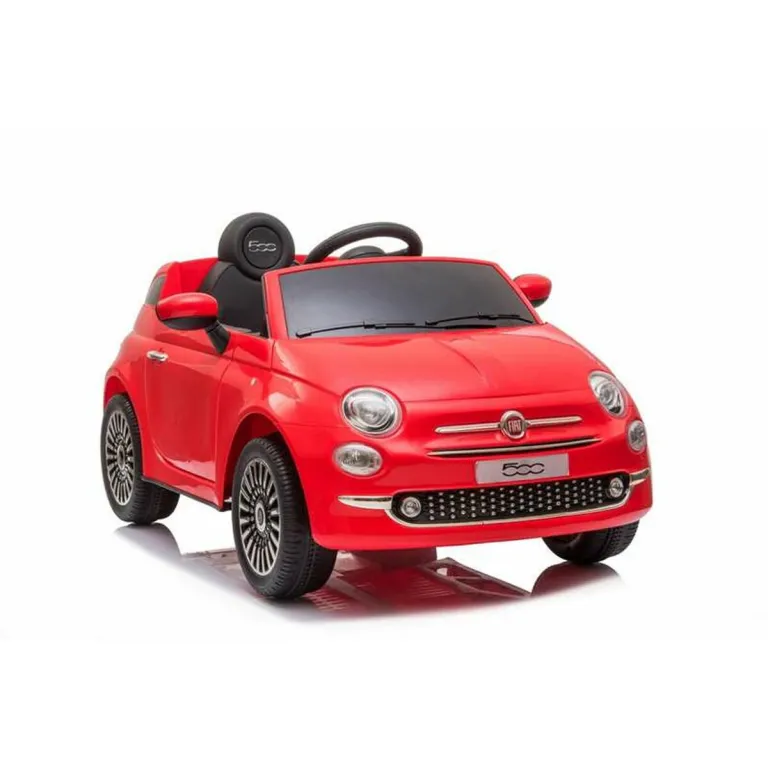 Injusa Kinderfahrzeug Auto Elektroauto Kinderauto Fiat 500 Rot Funksteuerung 12V