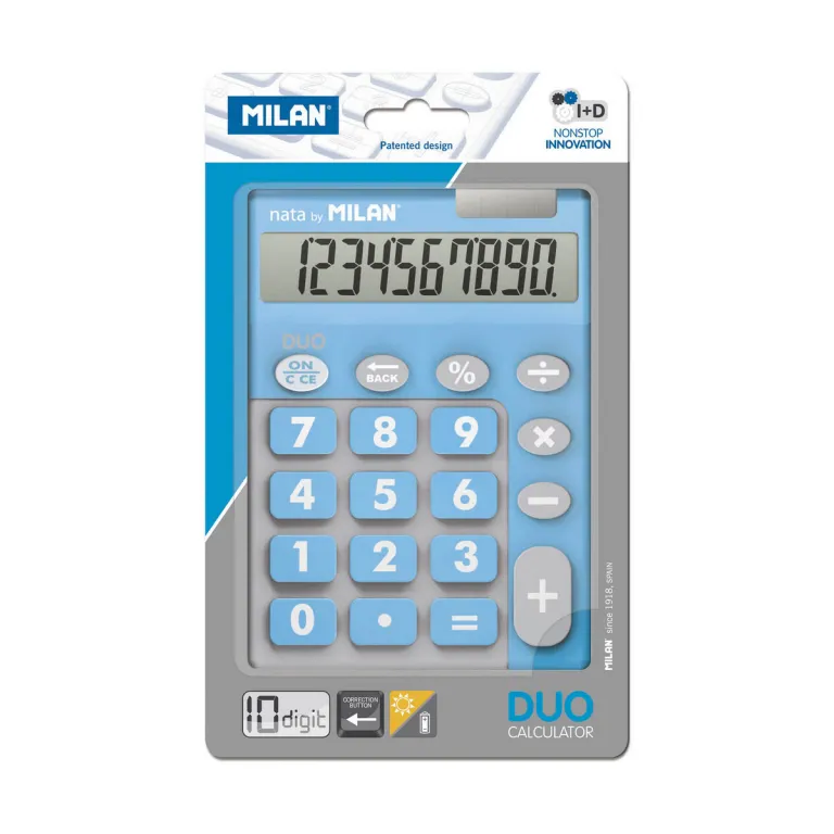 Milan Taschenrechner Duo Calculator PVC