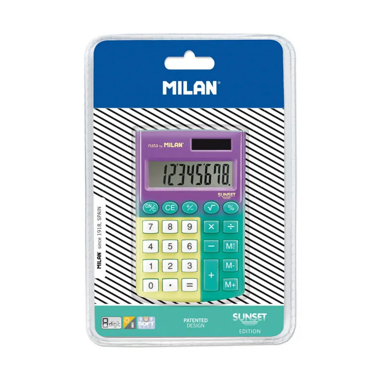 Milan Taschenrechner pokcket Sunset PVC