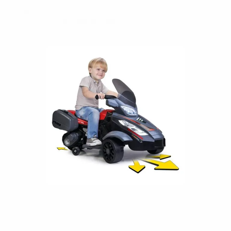 Feber Elektrofahrzeug Kinderfahrzeug Motorrad Tribike Motorspider 12V