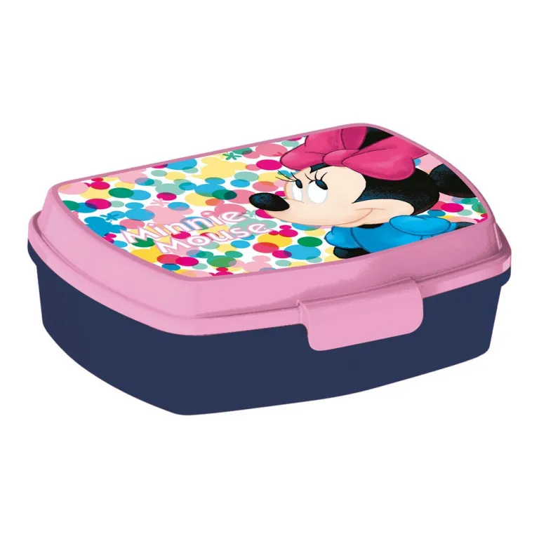 Minnie mouse Brotdose Lunchbox Kinder Minnie Mouse Lucky Kunststoff Rosa 17 x 5.6 x 13.3 cm