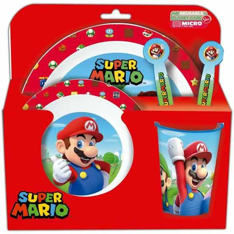 Super mario Picknick-Set Super Mario Fr Kinder