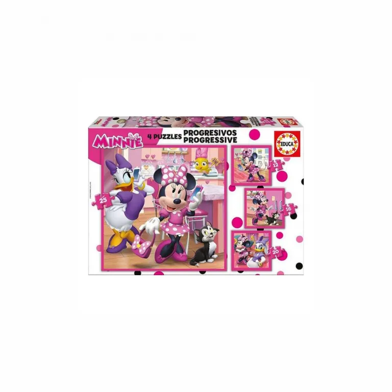 Minnie mouse Puzzle Minnie Mouse Happy Helpers Fortschreitend 12-16-20-25 Stcke
