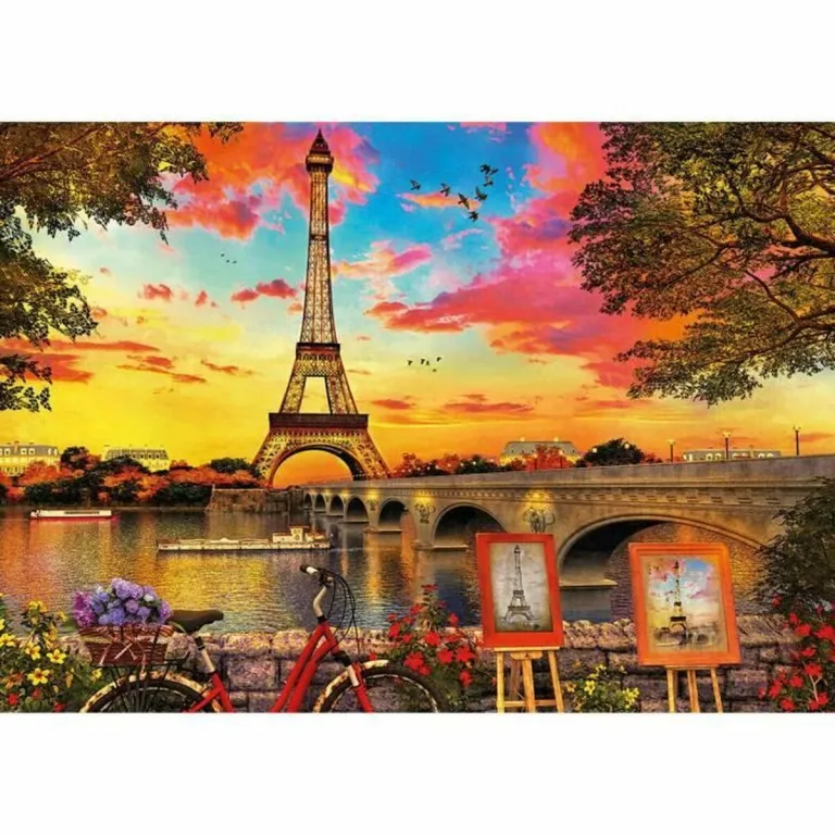 Educa Puzzle Sunset In Paris 2000 Teile