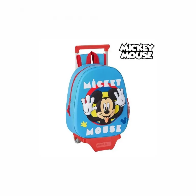 Mickey mouse clubhouse Kinder-Rucksack 3D mit Rdern 705 Mickey Mouse Clubhouse Hellblau