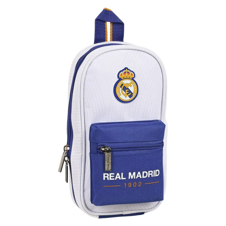 Real madrid c.f. Federtasche in Rucksack-Optik Real Madrid C.F. Blau Wei 33 Stcke