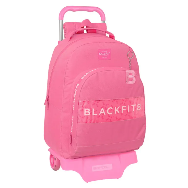 Blackfit8 Kinder Rucksack mit Rdern BlackFit8 Glow up Rosa 32 x 42 x 15 cm
