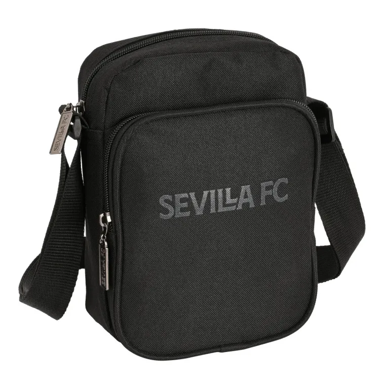 Sevilla ftbol club Umhngetasche Sevilla Ftbol Club Teen Schwarz 16 x 22 x 6 cm