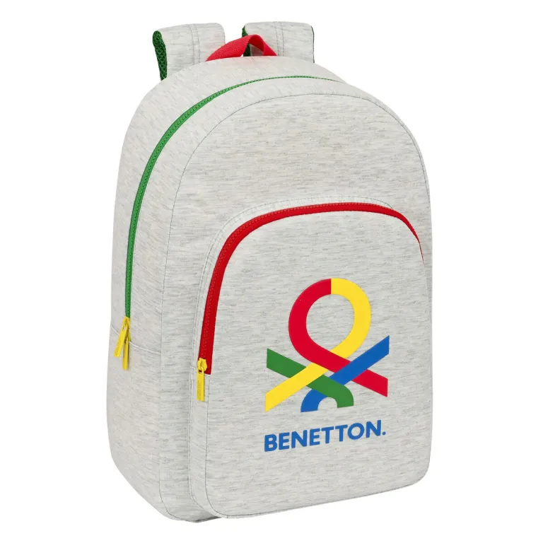 Benetton Kinder-Rucksack Pop Grau 30 x 46 x 14 cm